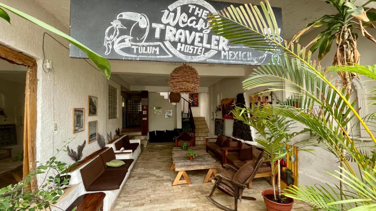 Weary Traveler Hostel Tulum Exteriör bild