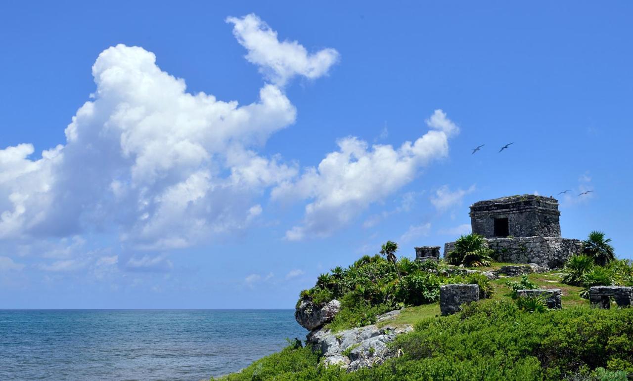 Weary Traveler Hostel Tulum Exteriör bild